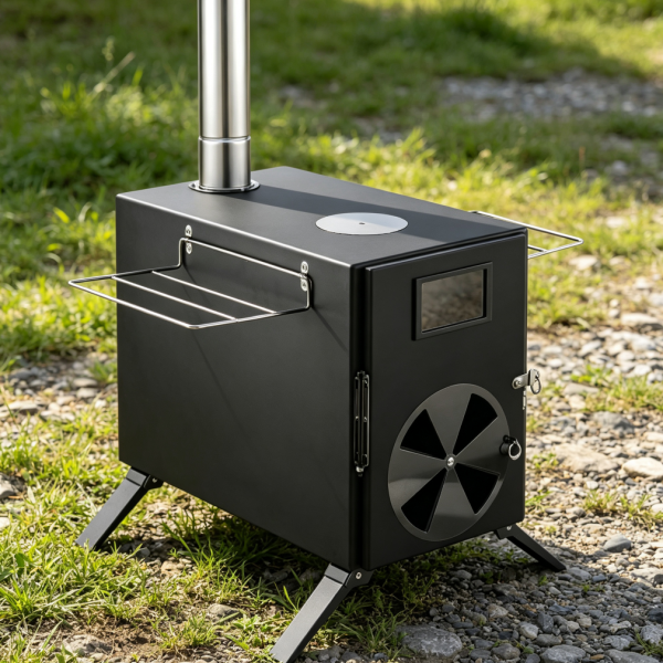 Multipurpose Portable Wood Stove with 71" Chimney Pipe